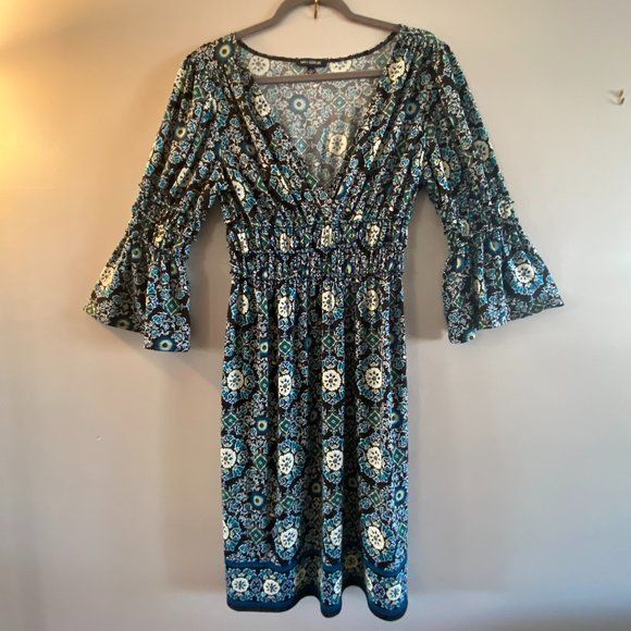 Max Edition Dresses & Skirts - LARGE, MAX EDITION, BLACK TEAL AND LITTLE GREEN AND BLUE...